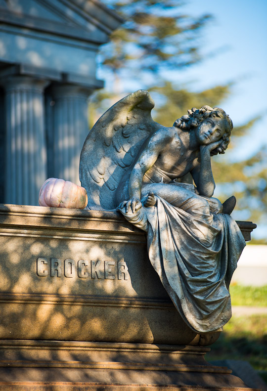 Crocker Angel, Mountain View Cemetery
