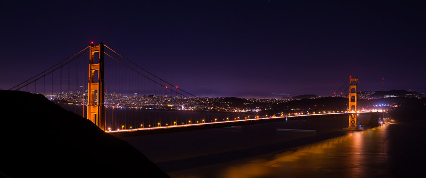 Golden Gate Bridge at Twilight