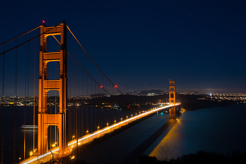 Golden Gate Bridge at Twilight