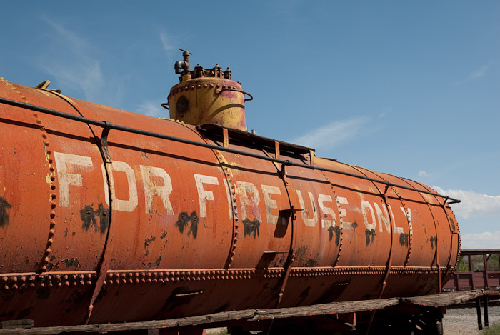 Decaying Tank Car at the Nevada State Railway Museum