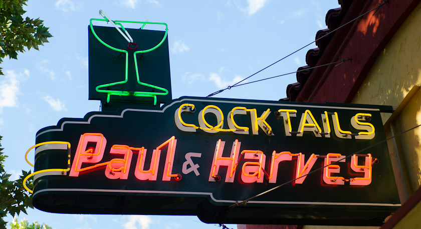 Cocktails at Paul and Harvey