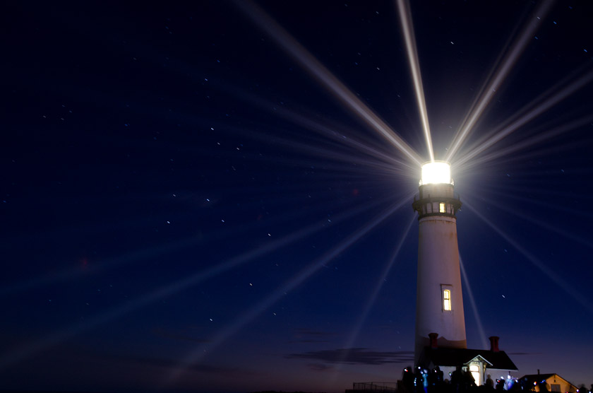 Pigeon Point Fresnel Lens Lighting