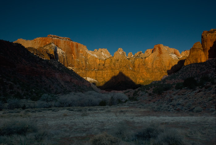Sunrise over the Towers of the Virgin, Zion National Park