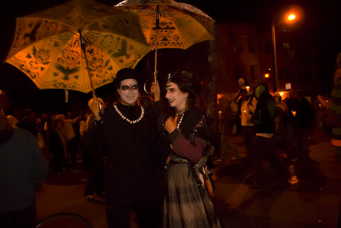 Ghosts with Umbrellas - Day of the Dead
