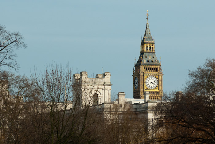 Big Ben Viewed from Saint James Park