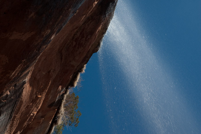 Waterfall into Lower Emerald Pool, Zion National Park