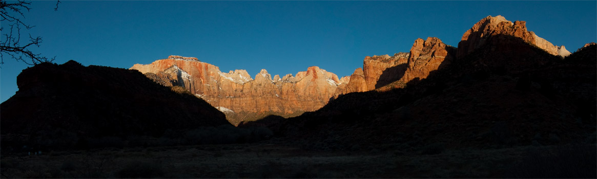 Sunrise, Towers of the Virgin, Zion National Park