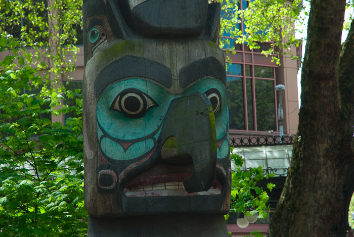 Totem Pole in Pioneer Square