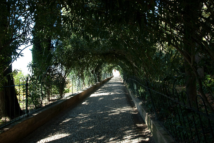 Covered Walkway, The Generalife The Alhambra