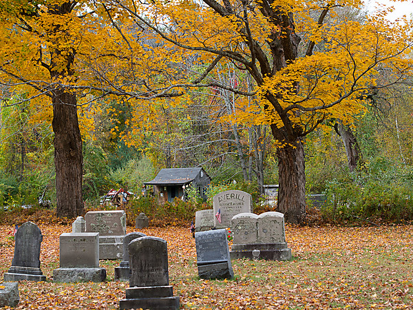 Cemetery in Fall