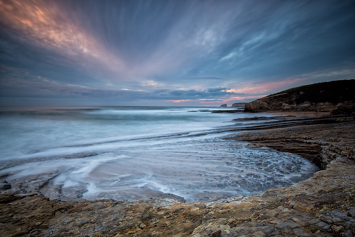 Sunset on Laguna Creek Beach