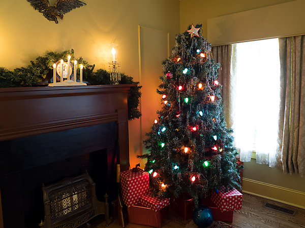 Tinseled Christmas Tree