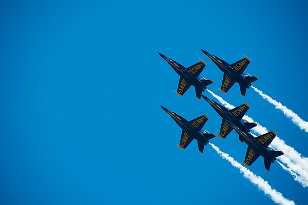 Blue Angels Fly Overhead