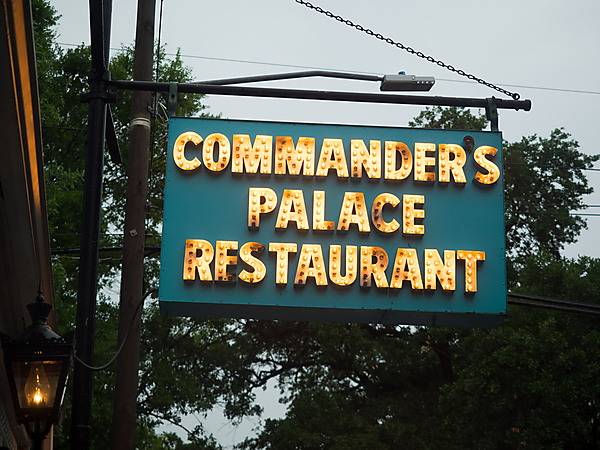 Commander's Palace Restaurant Sign