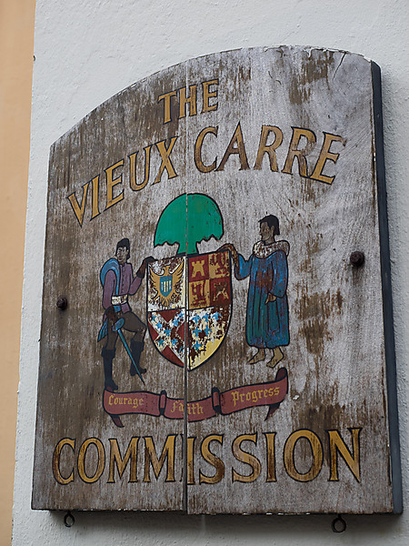 The Vieux Arre Commision Sign