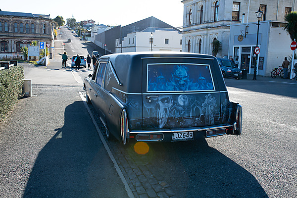 Painted Hearse
