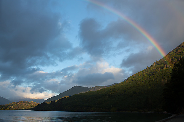 Rainbow over Lake Wakatipu