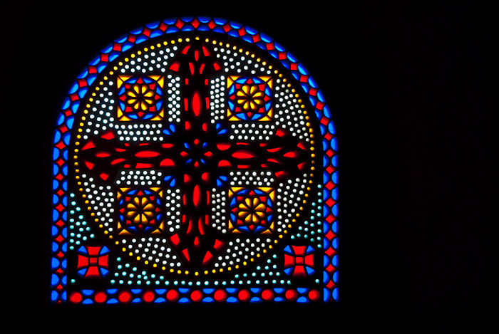 Stained Glass Window at The Hanging Church