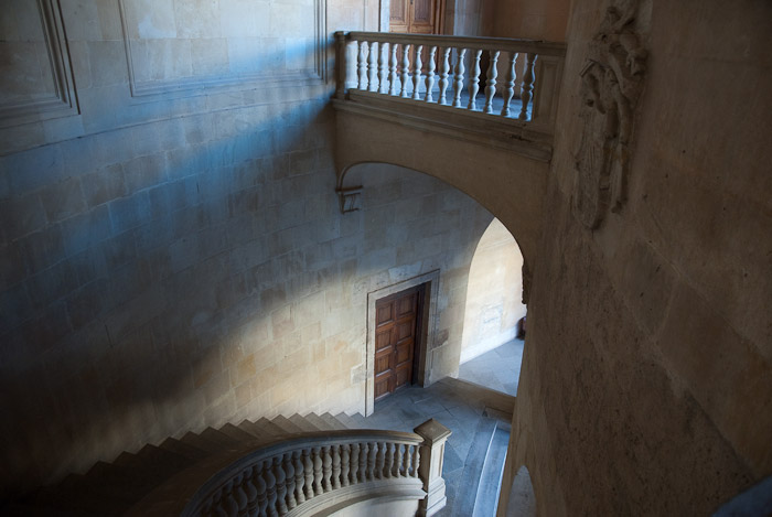 stairwell in the Palacio De Carlos V, The Alhambra
