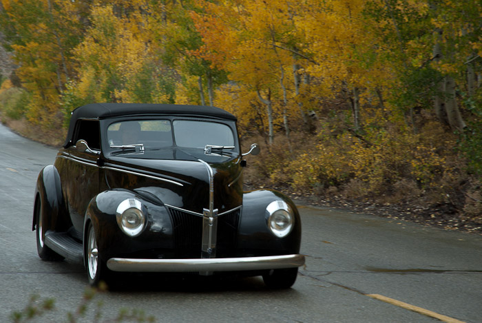 Classic Cars and Fall Colors in the Eastern Sierra