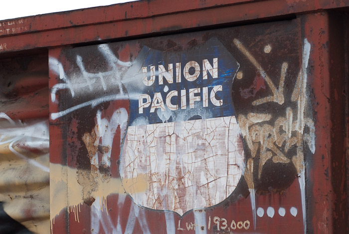 Graffitied Train Car