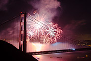 Golden Gate Bridge 75th Anniversary Fireworks