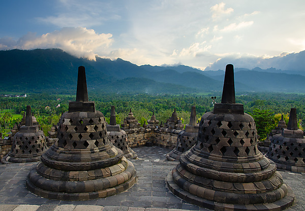 Late Afternoon, Borobudur