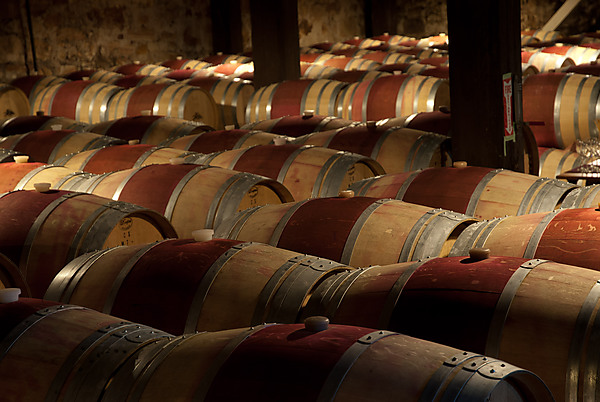Wine Barrels at The Hess Collection