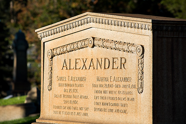 Alexander Headstone