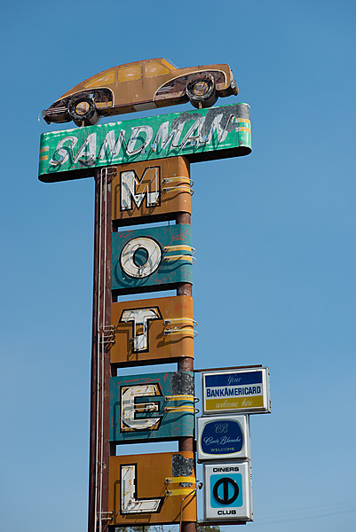 Sandman Motel Sign