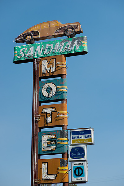 Sandman Motel Sign