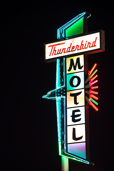 Thunderbird Motel Sign