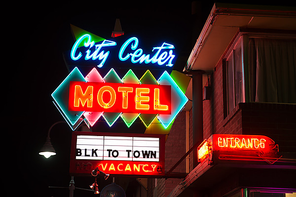 City Center Motel Sign