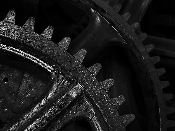 Gears in Engine Shop