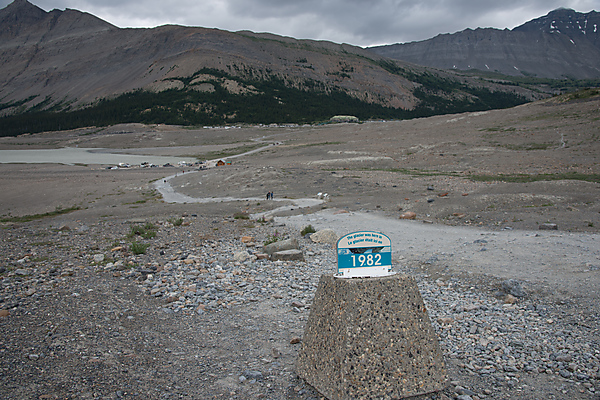 Athabasca Glacier Marker