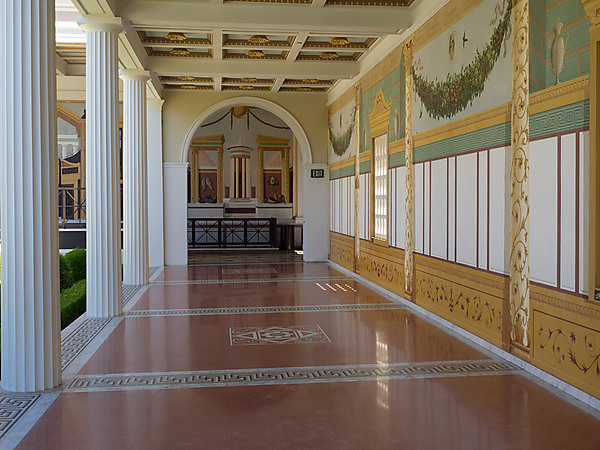 Hallway, Getty Villa