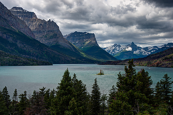 Wild Goose Island on Saint Mary Lake