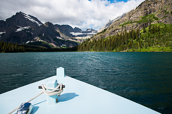 Boat on Josephine Lake