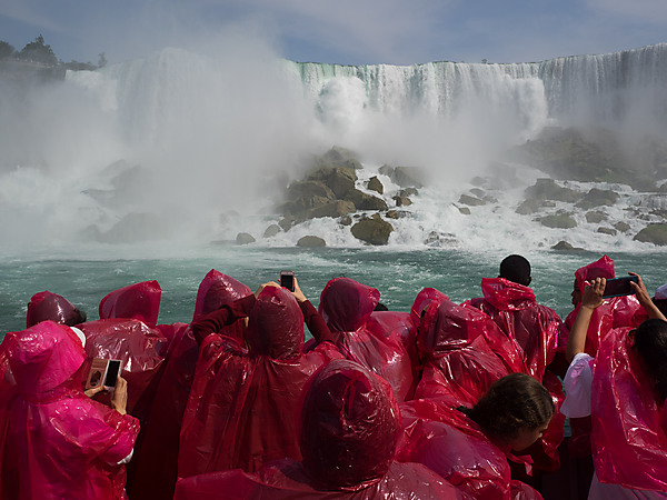 Tourists Viewing Niagara Falls