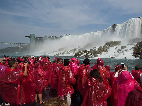 Tourists Viewing Niagara Falls