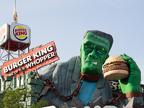 Burger King Frankenstein Sign