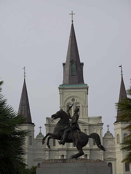 Andrew Jackson Statue & Saint Louis Cathedral
