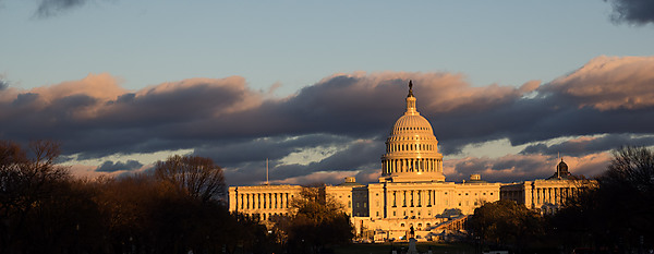 US Capitol at Sunset