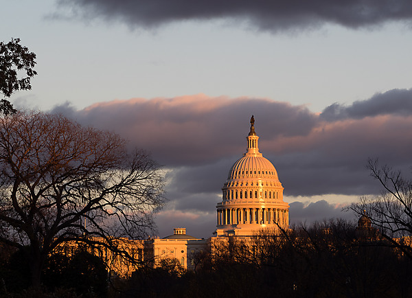 US Capitol at Sunset