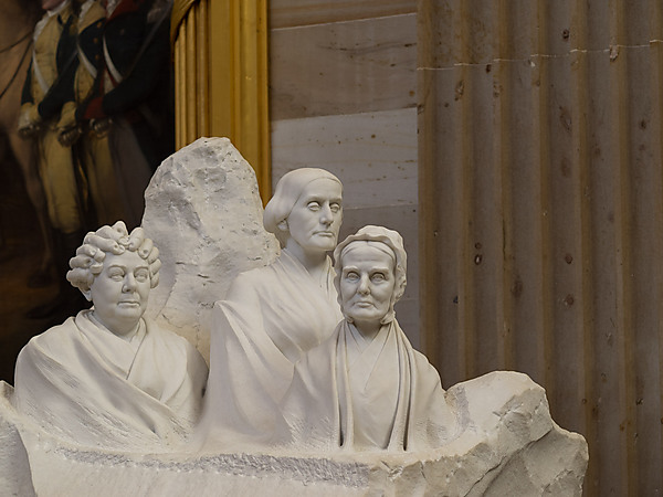 Portrait Monument To Lucretia Mott, Elizabeth Cady Stanton And Susan B. Anthony