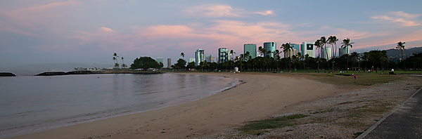 Honolulu High RIses Behind Magic Lagoon