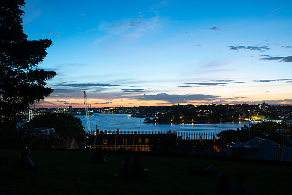 View over Sydney Harbour, from Observatory Hill Park