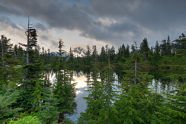 Mount Shuksan Relected in Picture Lake