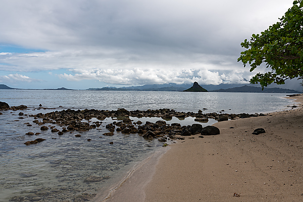 Kualoa Rock Beach