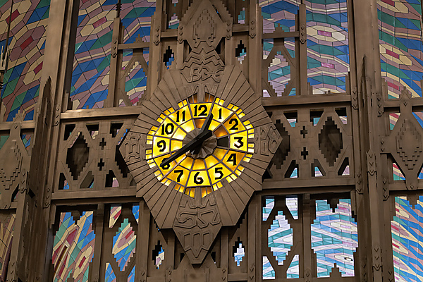 Tiffany Glass Clock